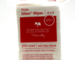 Instrinsics Naturally Petite Silken Wipes 2&quot;X2&quot; 200 Count Soft Fiber Blend - $11.83