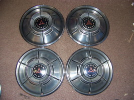 1970 1971 Dodge Charger Dart 14&quot; Hubcaps Oem Set Of 4 Polara Monaco - £84.64 GBP