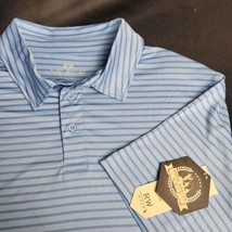 Rorie Whelan Golf Polo Shirt Men&#39;s L Performance Stretch Dry Wicking UPF... - $21.11