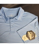 Rorie Whelan Golf Polo Shirt Men's L Performance Stretch Dry Wicking UPF 50 NWT - $21.11
