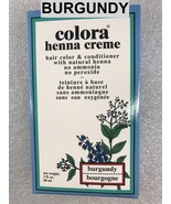 COORA HENNA CREME HAIR COLOR &amp; CONDITIONER W/ NATURAK HENNA : BURGUNDY - $13.56 CAD