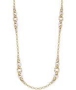 kate spade new york &quot;Mod Moment&quot; Link LONG Scatter Necklace WHITE New - $1,427.50 MXN