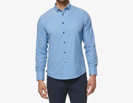 Mizzen + Main Leeward Trim Dress Shirt In Provence Foulard Print - £64.71 GBP