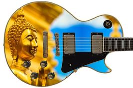 Guitar Skin Axe Wrap Re-skin The Golden Room 547 - $44.50