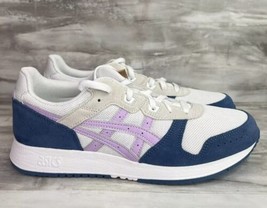 ASICS Women&#39;s LYTE CLASSIC Sportstyle Running Sneakers Shoes White/Lilac Size 11 - £44.06 GBP