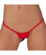 Red M Sexy Thong Mini G-String Underwear Panties Micro Panty - Brand New - £3.13 GBP