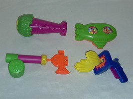 1992 McDonald&#39;s Nickelodeon Game Gadgets COMPLETE Set 4 Blimp Paws Mike Gusher - $14.00