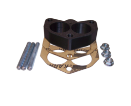 Holley 94 Carburetor spacer Kit 1&quot; 1938 - 1957 carbon fiber PC USA made - £28.60 GBP