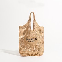 Straw tote bag for women mesh hollow woven tote bag handbag beach bag hobo bag large thumb200