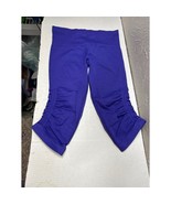 Lululemon In The Flow Crop II Purple Yoga Tight Legging Women’s Size 6 - $614.82 MXN