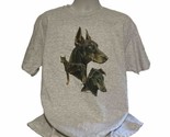 Vintage Doberman Dog Trio T-Shirt 1994 Free Time Hanes Single Stitch - £32.09 GBP