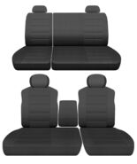 Front and Rear seat covers fits 2001 to 2003 Ford F150 Truck charcoal - $160.00