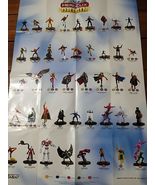 DC Heroclix Origin Checklist / JSA Museum Poster/Map - $23.98 CAD