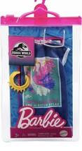 Barbie Clothing Fashion Pack Blue Dress Jurassic World &amp; Sunglasses Neck... - £7.37 GBP