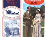 2 Tidewater Virginia Brochures Historyland Maps 1950&#39;s - $13.86