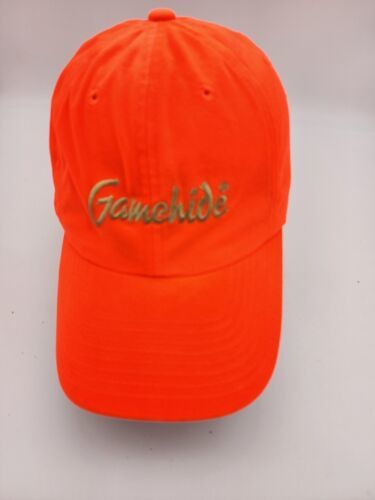 GAMEHIDE ORANGE HUNTING HAT SNAPBACK ADJUSTABLE - $8.99