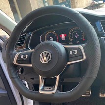 Steering Wheel Cover for Volkswagen Vw Golf 7 GTI Golf R MK7 VW Polo mk6 - £23.53 GBP
