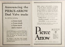 1920 Print Ad Pierce-Arrow Dual Valve Trucks &amp; Tractors Made in Buffalo,NY - £14.65 GBP