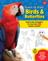 Learn to Draw Birds &amp; Butterflies by Robbin Cuddy - Good - £7.39 GBP