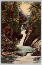 Adirondack Mts NY High Falls From Pool Wilmington Notch New York Postcard AA3 - £3.71 GBP