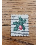 US Stamp Christmas Sprig of Conifer 5c Used - $18.16 MXN