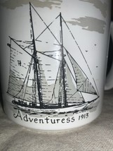 Adventuress 1913 Schooner Sailing Ship Coffee Mug Made In England - $23.75