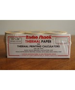 NOS Radio Shack Thermal Printing Calculator Paper 2 1/4 x 90’ 3 rolls No... - $228.89 MXN