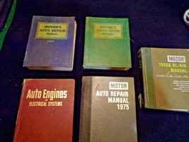 Lot of 5 Motor&#39;s Truck/auto repair manuals - £51.43 GBP