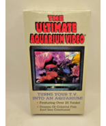 SEALED Vintage The Ultimate Aquarium Video VHS 1995 NEW RARE turn tv fis... - £22.75 GBP