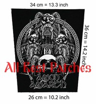 Amon Amarth 2 Big Back Patch metal death vikings extreme melodic Eternal... - £19.54 GBP