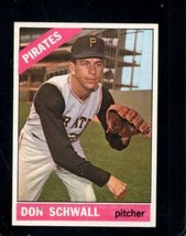 1966 TOPPS #144 DON SCHWALL EXMT PIRATES - $1.96