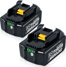 Tenhutt 2Pack 6.0Ah 18V Lithium-Ion Replacement Battery For Makita 18V Lxt - £50.57 GBP