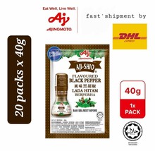 AJI-SHIO Flavoured Black Pepper Refill 40g X 20 PACKS - shipment by DHL - $79.10