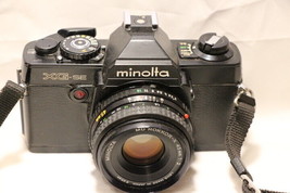 Minolta XG-SE Special Edition 35mm SLR MD Rokkor-X 455mm 1:2 Lens Not Working - £72.30 GBP