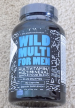 Wild Foods Wild Multi For Men Multivitamin Whole Food Blend 90 Ct FREE SHIPPING! - £7.99 GBP