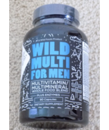 Wild Foods Wild Multi For Men Multivitamin Whole Food Blend 90 Ct FREE S... - £7.85 GBP