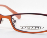 Ogami Da Imago KASHIWA 3 Burgundy Arancione Occhiali Sole 35-18-135mm (N... - $66.32