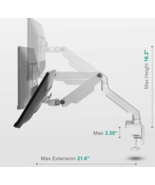 OEM Eletab Single Monitor Articulating Desk Arm (up to 32”) Model ELTGM01-1 - $54.31 CAD