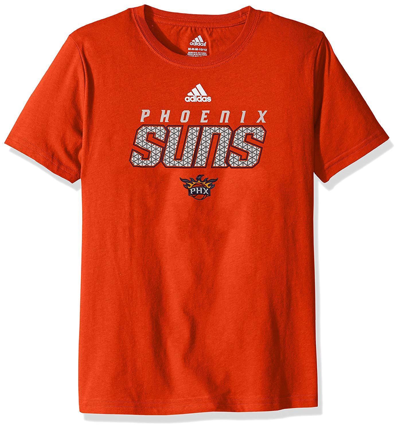 Phoenix Suns Short Sleeve Orange T-Shirt, OuterStuff NBA Youth Boys Size 8 Small - $9.99