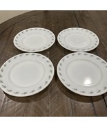 4 Pyrex Tableware by Corning Restaurant Ware 9.25” Round Green Leaf Plates - $54.14 CAD