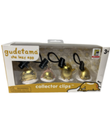 Gudetama The Lazy Egg Comic Con Exclusive 2018 Gold Collector Clips NIB - €21,55 EUR