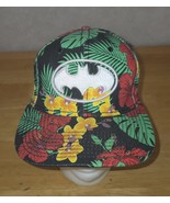 DC Comic Batman Baseball Hat All Over Hawaiian Floral Snapback Embroider... - $26.74 CAD
