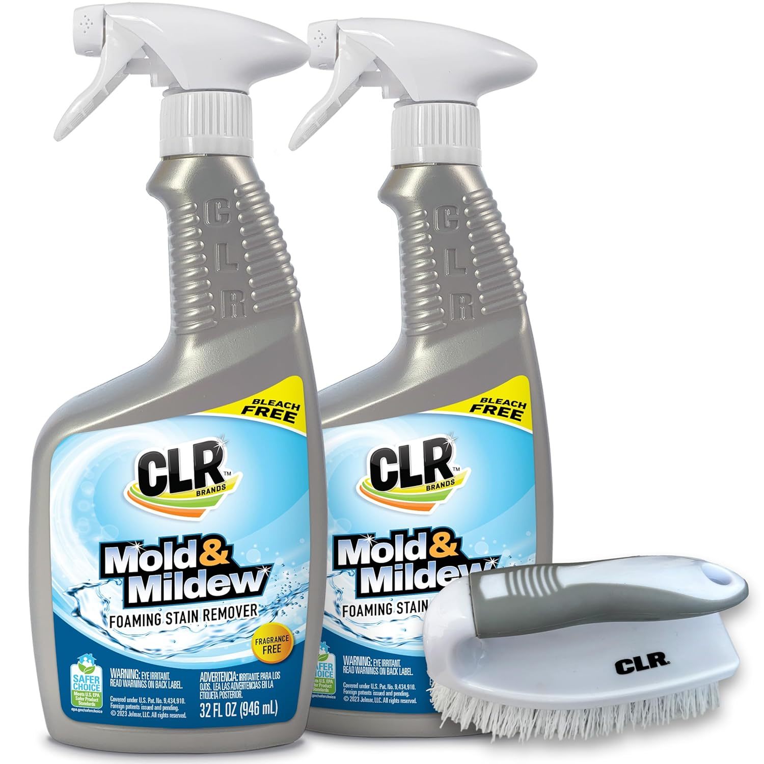 CLR Mold & Mildew Clear Bleach-Free Stain Remover Spray, Works on Bathroom Tile,