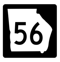 Georgia State Route 56 Sticker R3603 Highway Sign - $1.45+