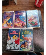 Disney VHS Clamshell Black Diamond Movie Lot Including Little Mermaid Re... - €26,03 EUR