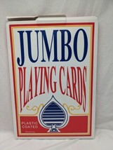 Jumbo Playing Card Deck Red Back 10 1/4&quot; X 14 1/2&quot; Complete With Jokers - £31.19 GBP