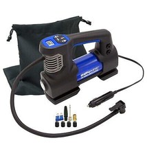 TIRE INFLATOR AIR COMPRESSOR FOR CAR PUMP BIKE TIRE PORTABLE 12V ELECTRI... - $72.99