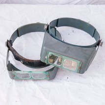 Donegan Optical Co. OPTI-VISOR Headband Magnifier Lot of 2 Headsets - £77.55 GBP