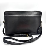 Vintage COACH Black Leather Shoulder Crossbody Strap Purse w/Hangtag - $121.91 CAD