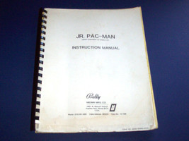 Jr Pac Man 1984 Original Video Arcade Game Service Operations Manual - £18.66 GBP